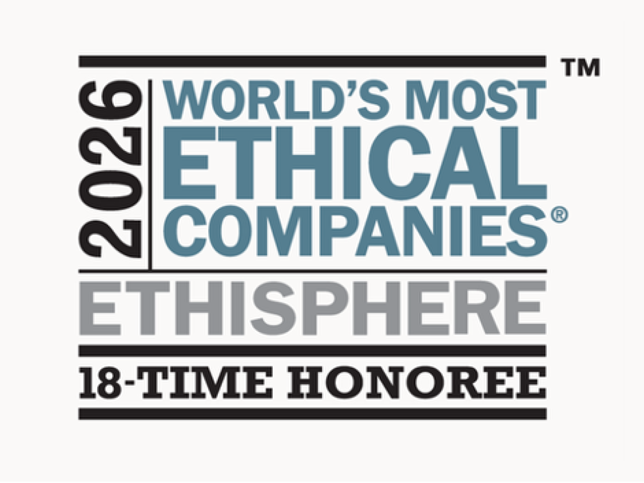 2026 World's Most Ethical Companies logo