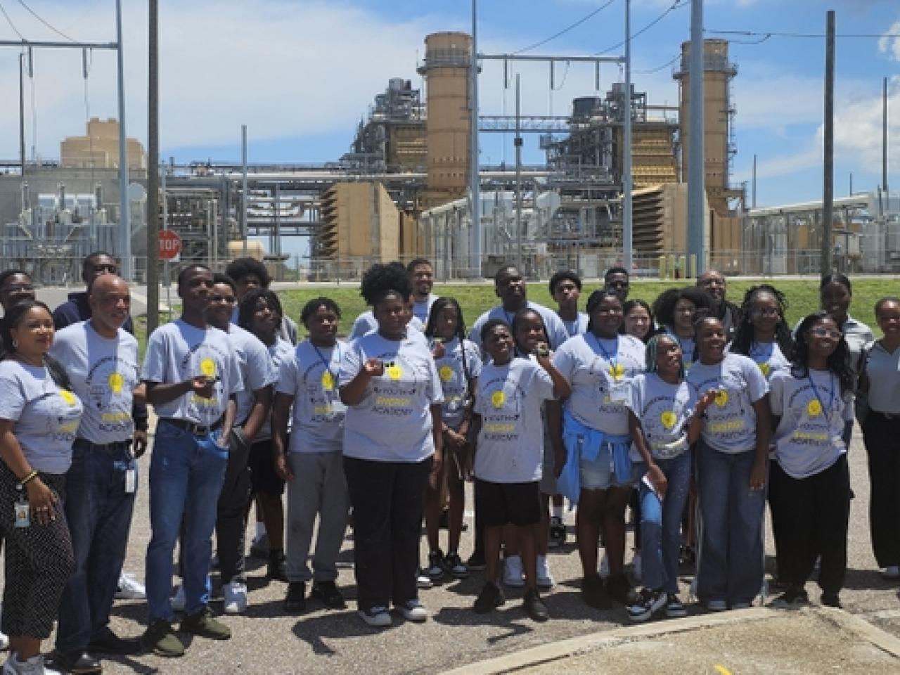A group of young people