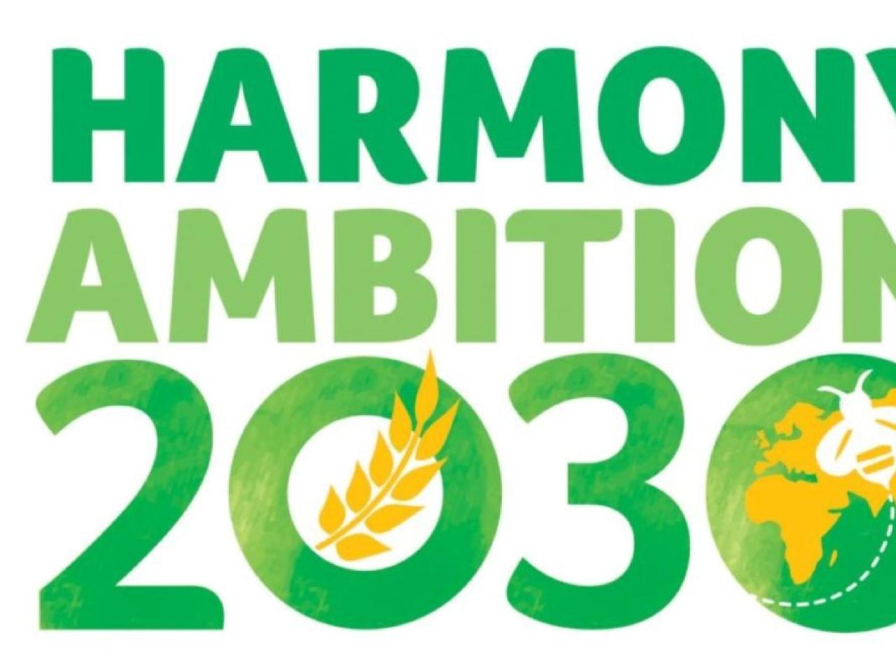 Text: Harmony Ambition 2030