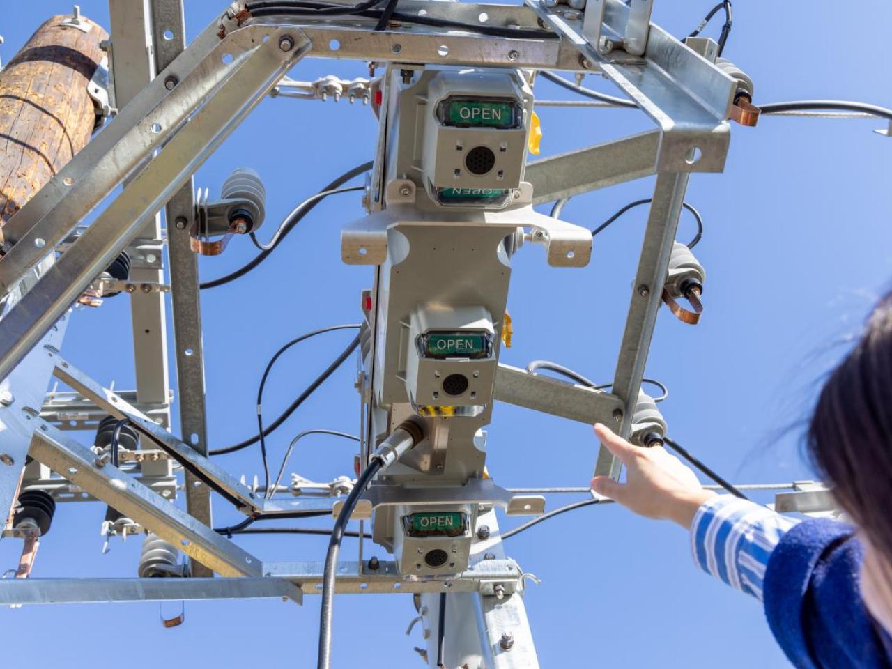 people working on a utility
