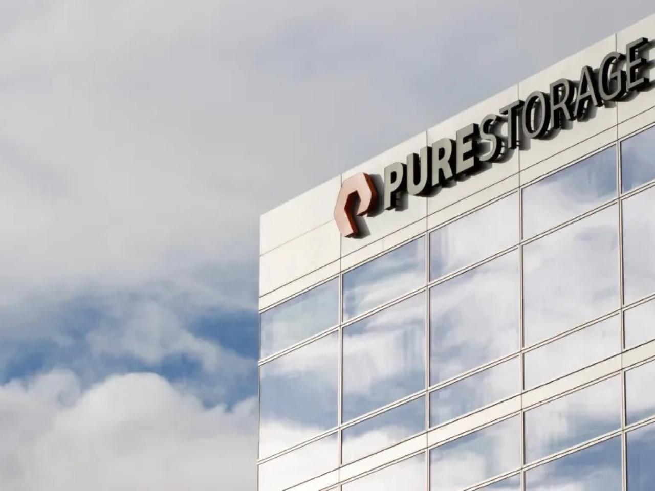 building with PURESTORAGE sign on it