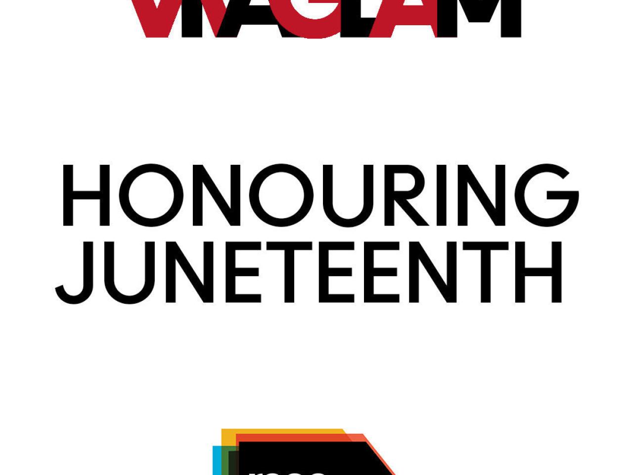 VIVIAGLAM HONOURING JUNETEENTH with race forward icon