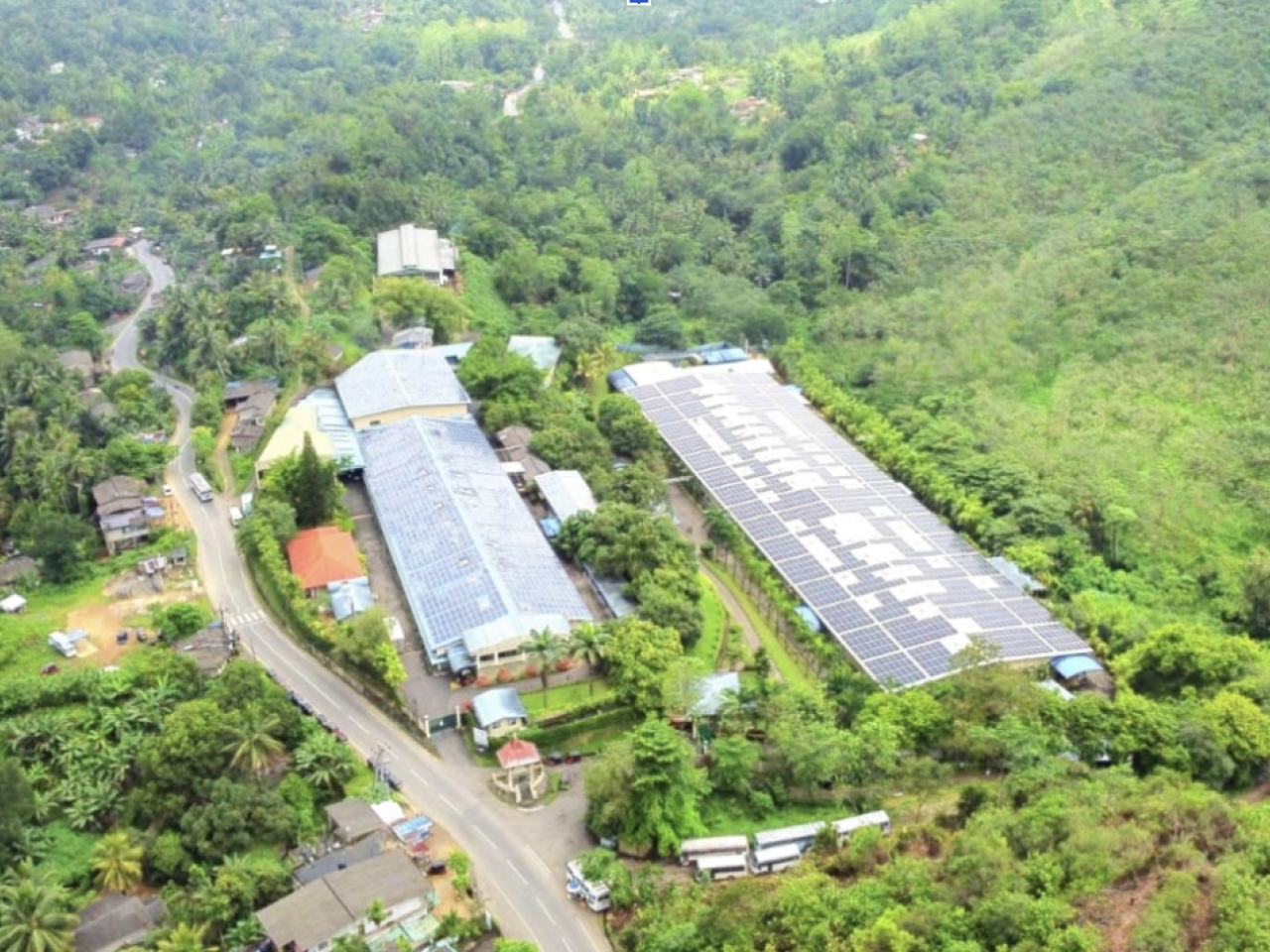 MCAP participant Martex M F G (Pvt) Ltd. Deraniyagala, Sri Lanka facility featuring the 1,500 kWp Rooftop Solar PV System