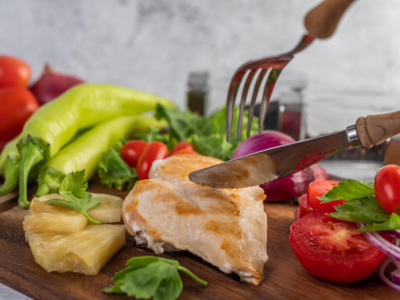 meat on a cutting board