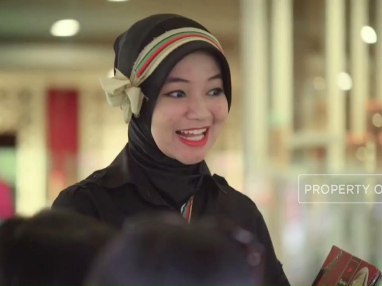 A person smiling