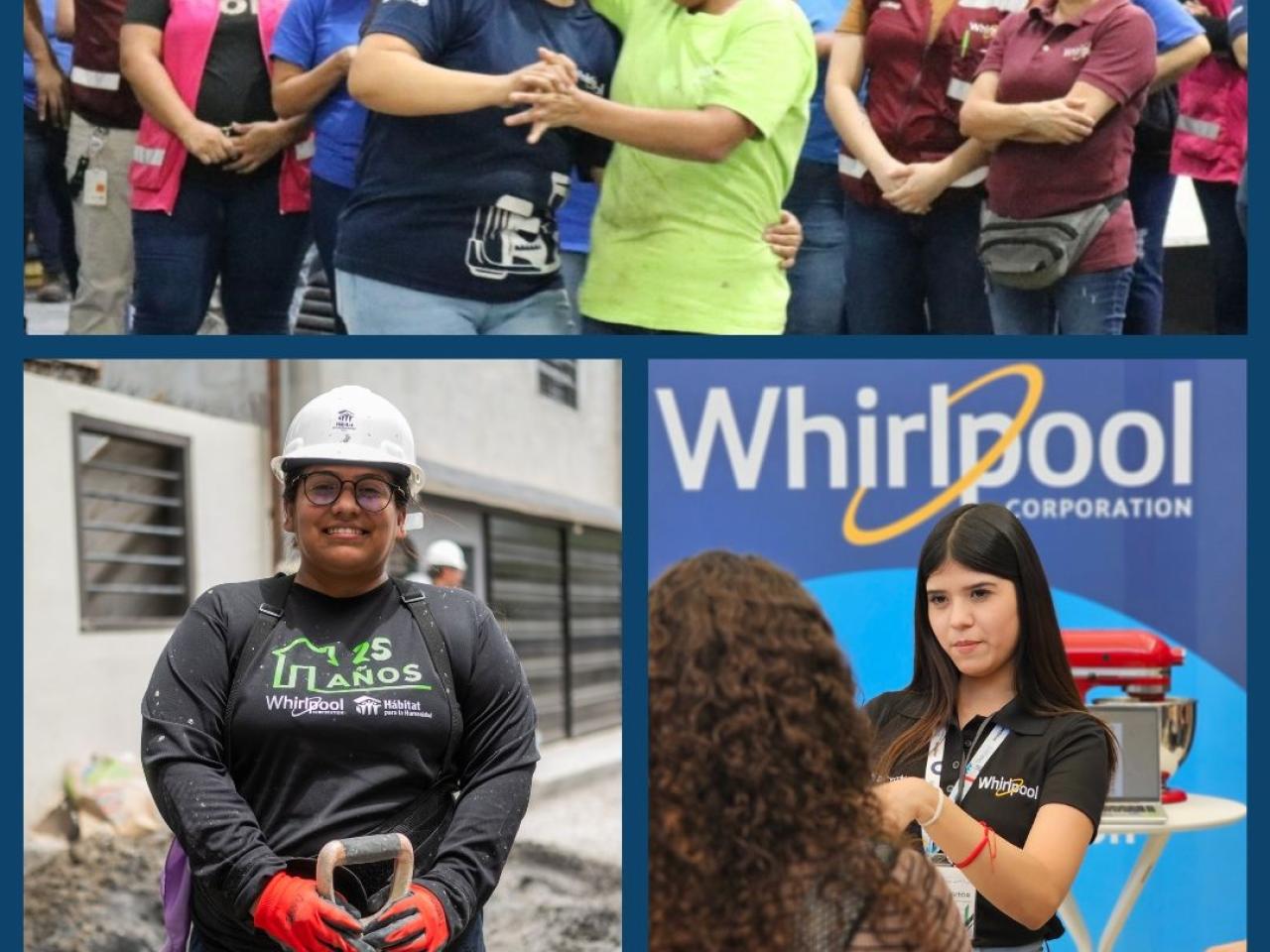 collage of Whirlpool employees