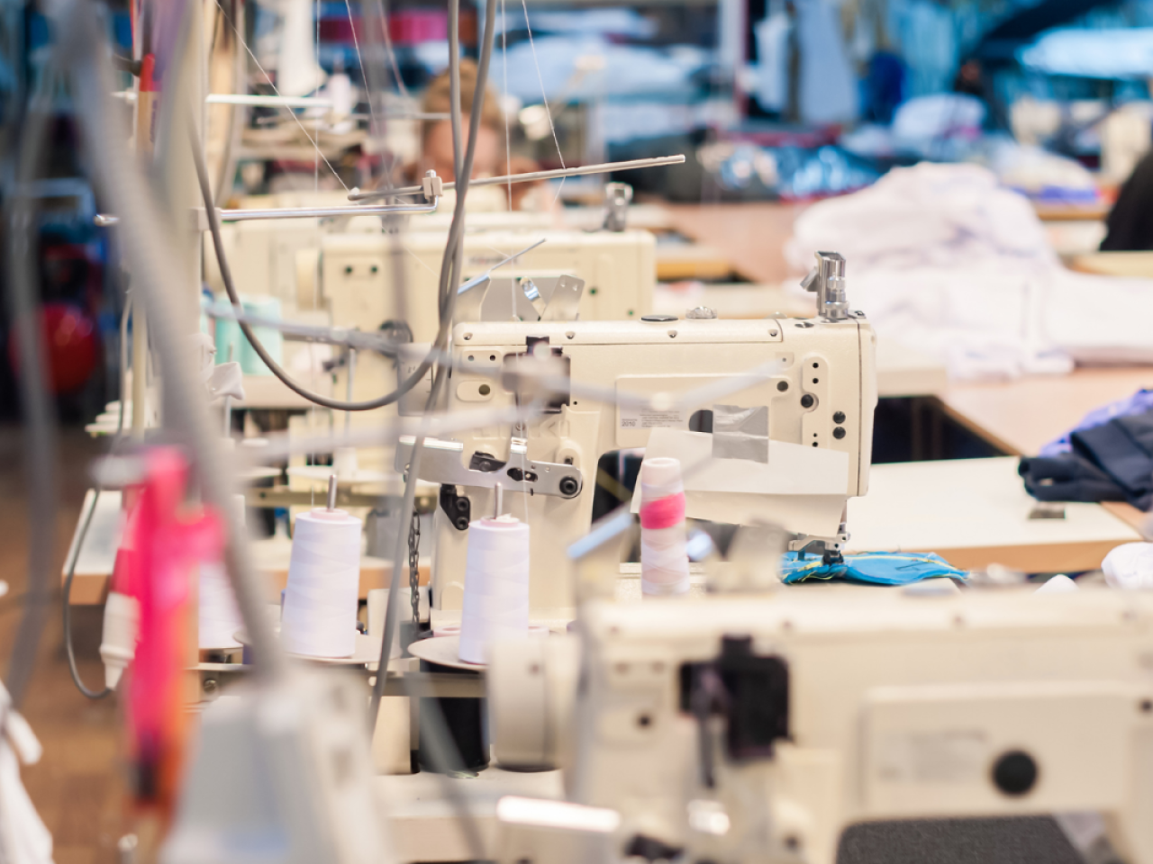 an apparel factory