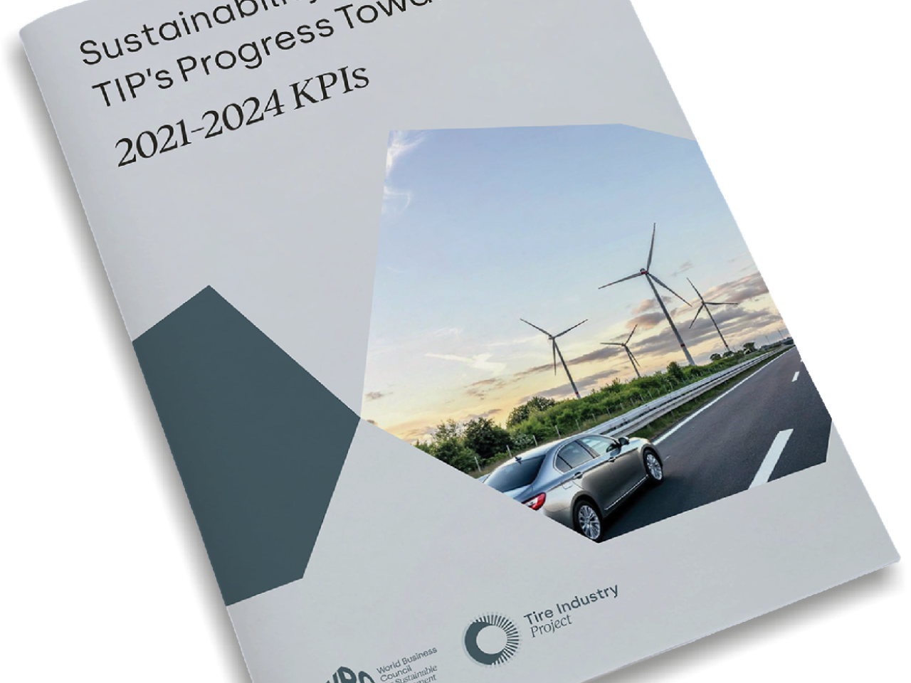 A virtual mock up of KPI report cover