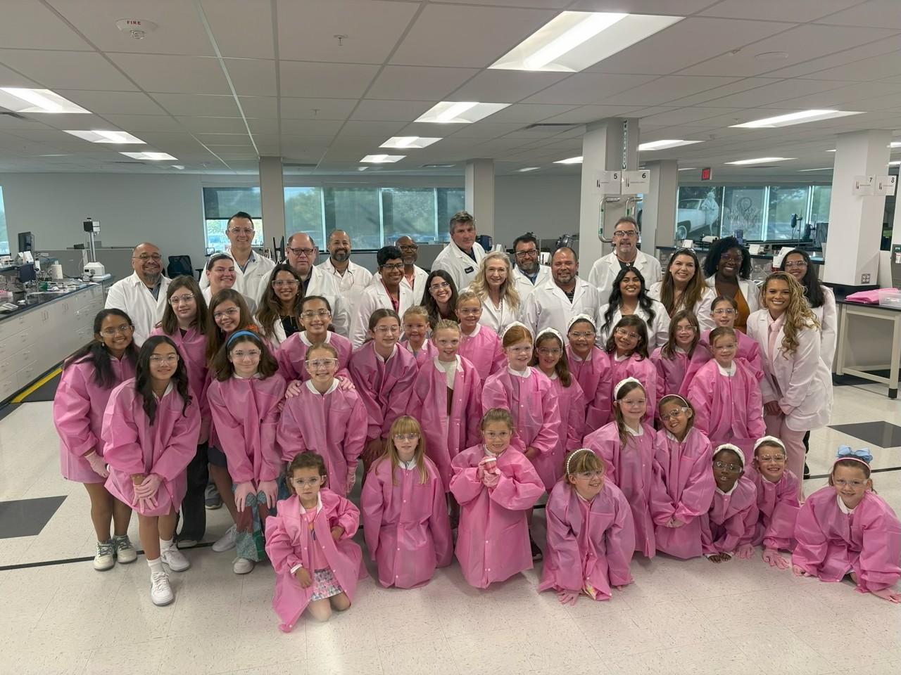 group of girl scouts