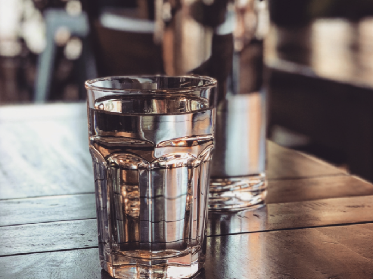 Glass of water
