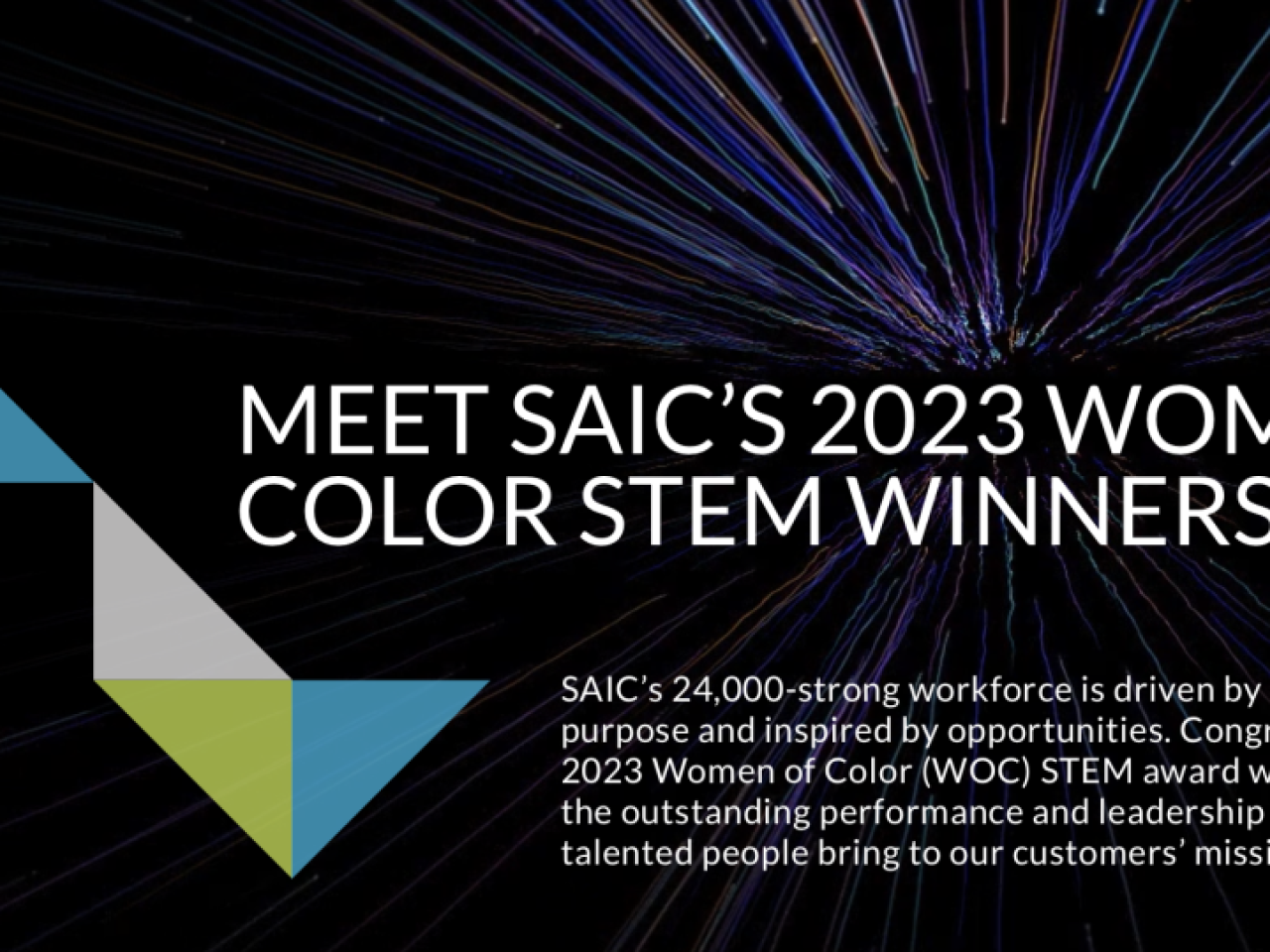 Meet SAIC's 2023 Women of Color STEM Winners!