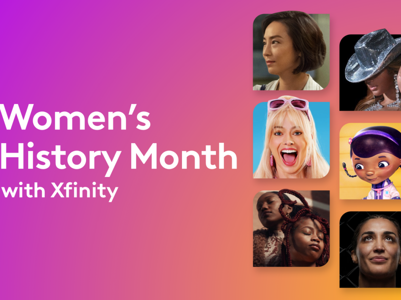 women's history month with xfinity
