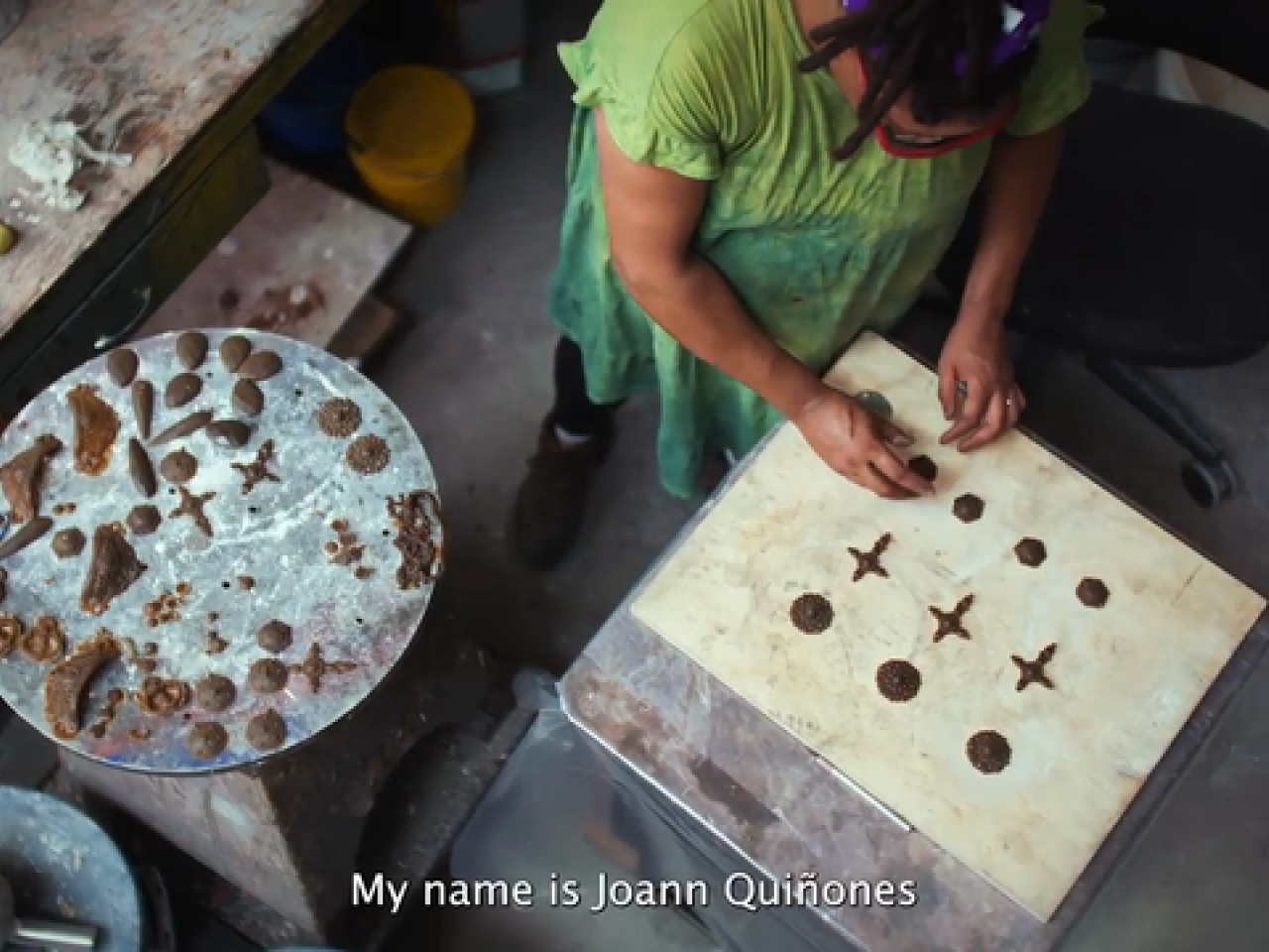 Joann Quinones working