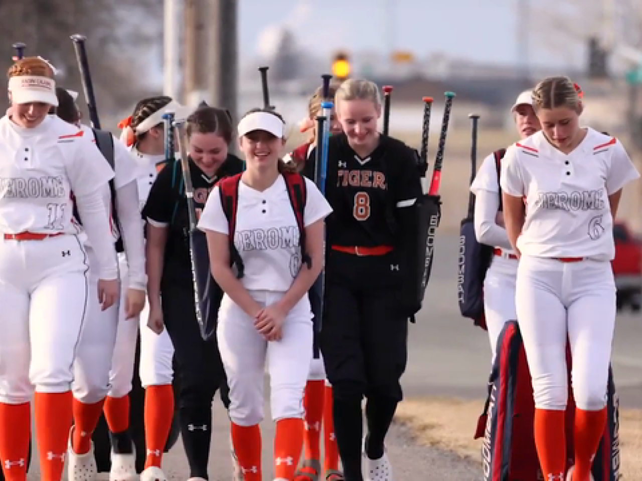 Softball team.