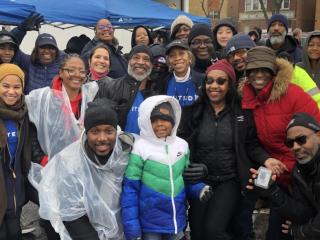 Chicago parade participants