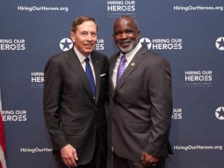 Marvin Hill with General David Petraeus