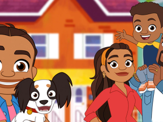 Animated family from Alma's way