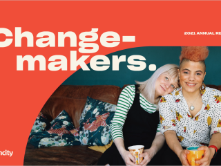 Cover of Vancity's Annual Report