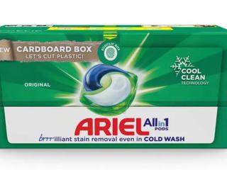 A box of Ariel detergent