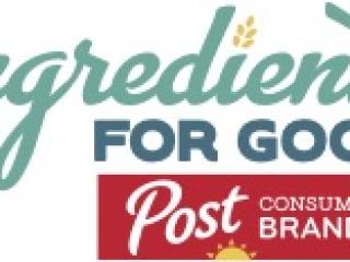 "Ingredients for Good" Post Consumer Brands logo