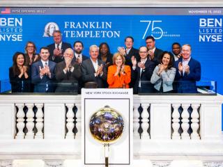 Group photo at NYSE