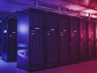 A line of data centers