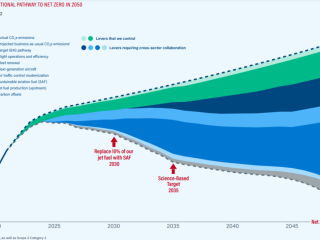 in depth graph of AMERICAN’S DIRECTIONAL PATHWAY TO NET ZERO IN 2050 