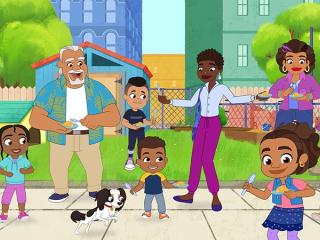 Animated characters from Alma's way