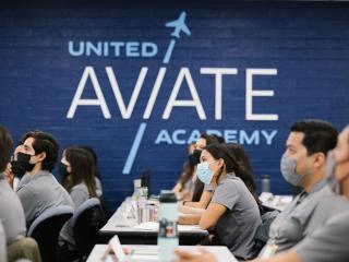 Students in class at Aviate Academy