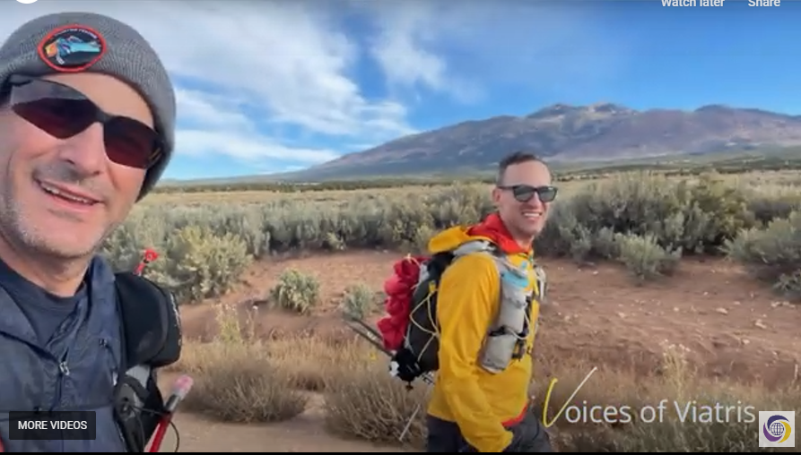 Matt Klein hiking