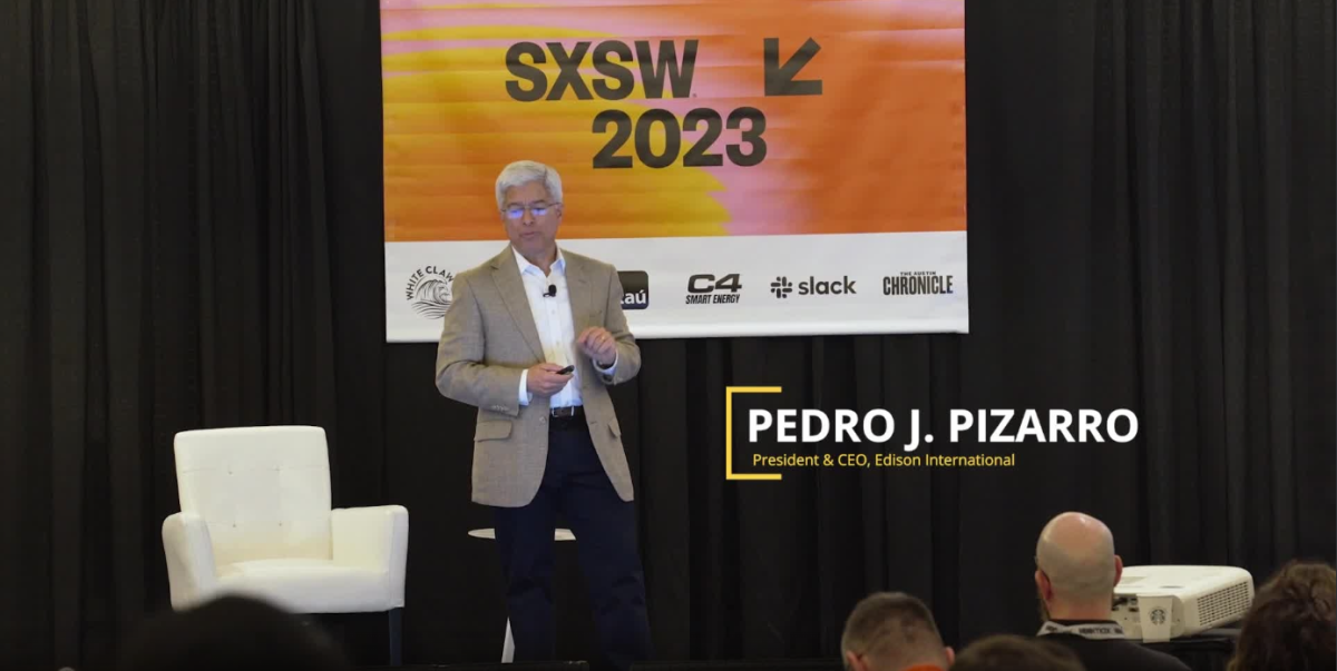 VIDEO: Pedro Pizarro speaking about the clean energy future and affordability at the 2023 SXSW Conference.