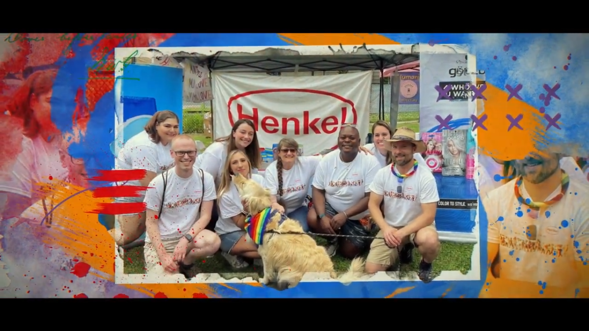 henkel employees supporting pride