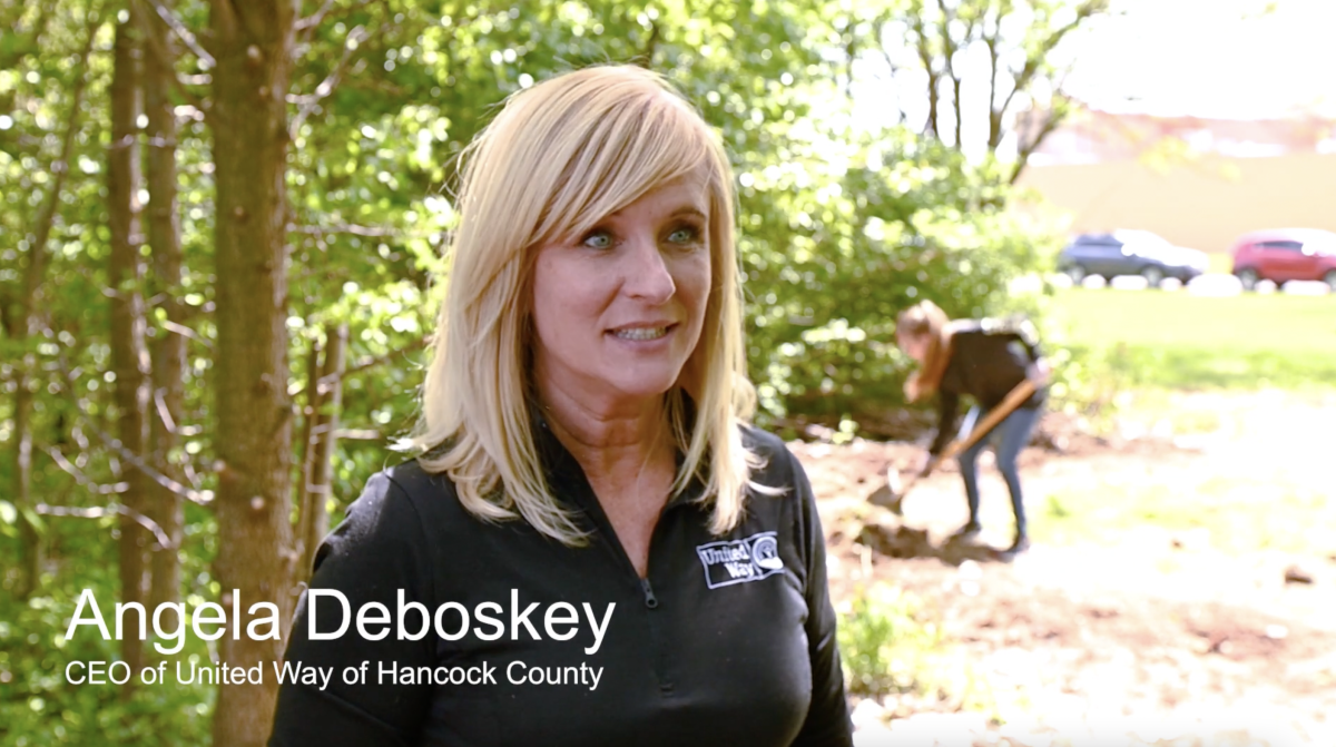Angela Deboskey, CEO of United Way of Hancock County