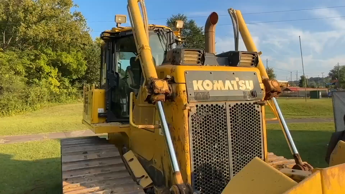 yellow construction equipment