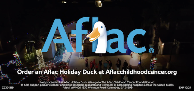 The Aflac Holiday Duck.