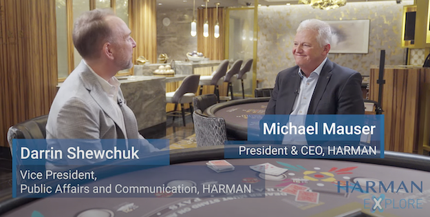 HARMAN’S President and CEO, Michael Mauser.
