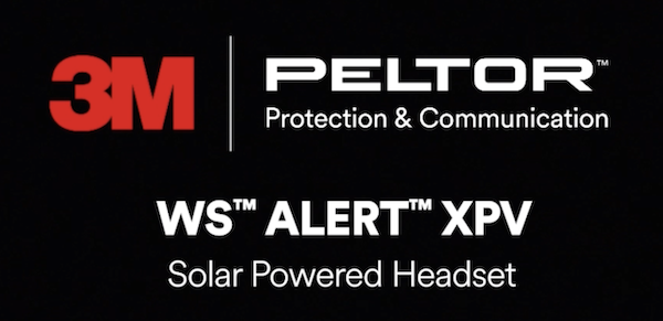 3M Peltor WS Alert XP Solar Powered Headset.