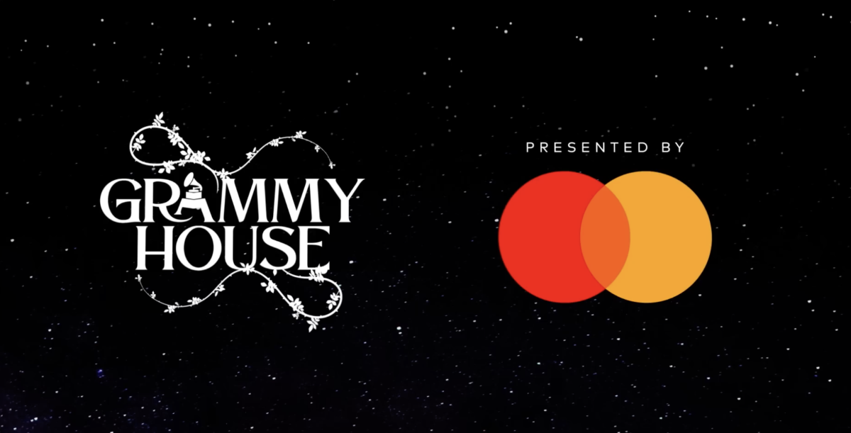 Grammy House and Mastercard logos