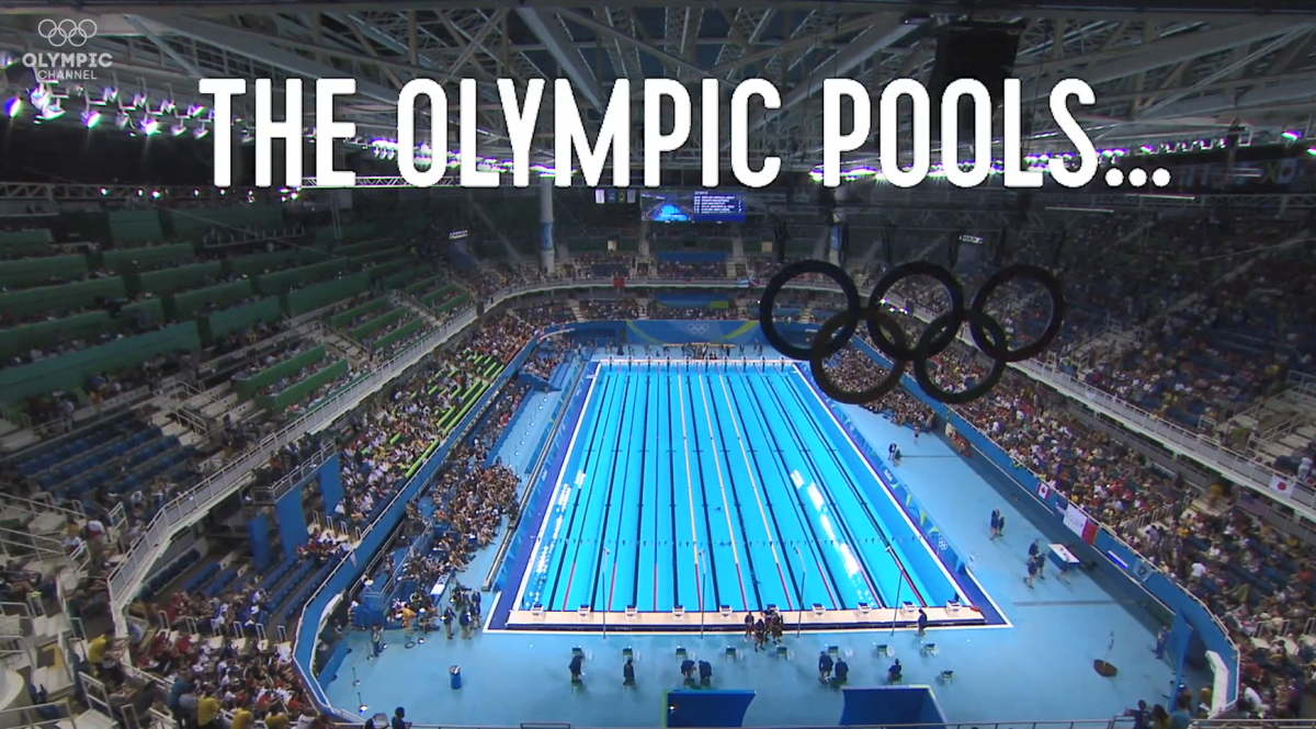 Olympic pools, one of the Rio 2016 legacies...