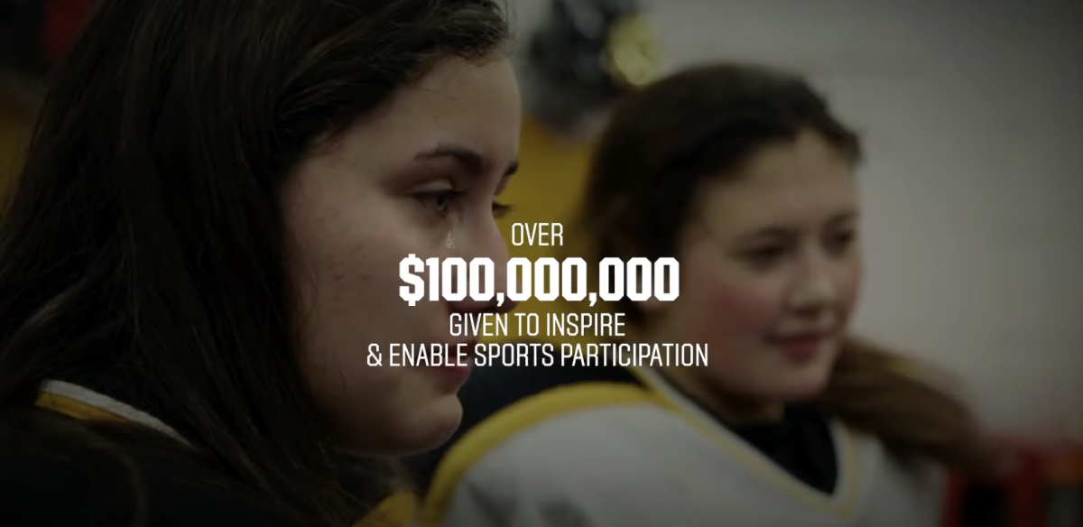 Over $100,000,000 given to inspire and enable sports participation.