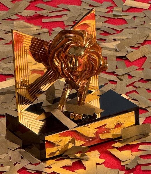 Cannes trophy.