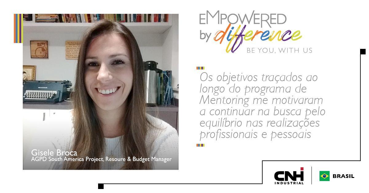 Gisele Broca, one of the participants in CNH Industrial’s Female Leader Mentoring Program 2020.