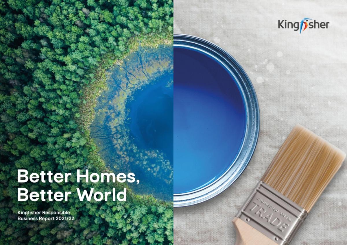 Kingfisher Responsible Business Report 2021/22 cover