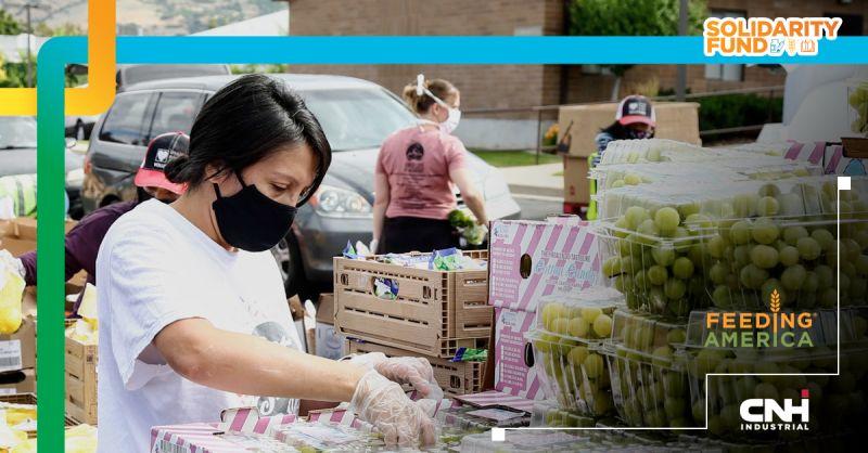 The CNH Industrial Foundation entered into partnership with Feeding America®, donating $300,000 to help communities in need.
