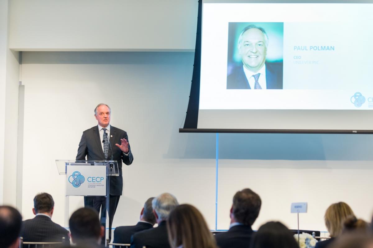 Paul Polman, Unilever CEO, presents at CECP's CEO Investor Forum 3.0 on 02/26/18.
