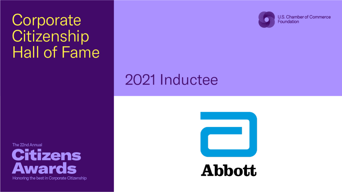 Corporate citizenship hall of fame Citizens Awards 2021 inductee: Abbott