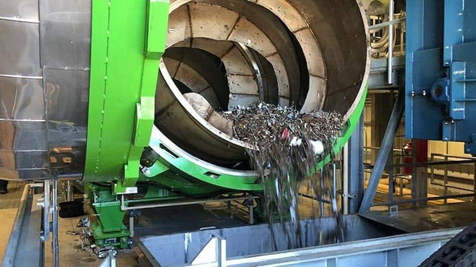 Photo courtesy of Georgia-Pacific Metals being recycled
