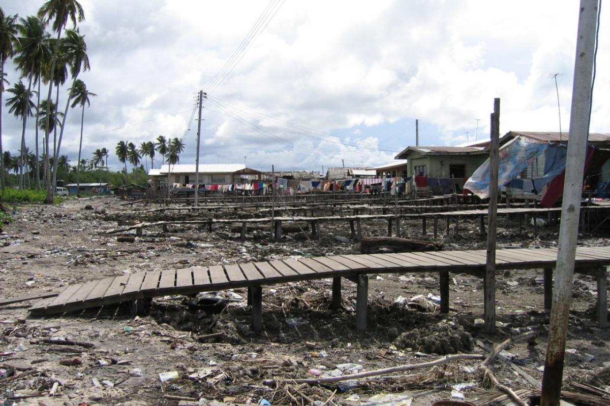Plastic litter washed up on the coast of Sabah, Malaysia. Image: WWF-Malaysia