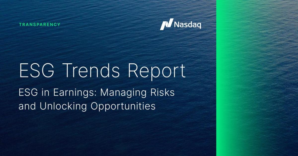 "Nasdaq ESG Trends Report"