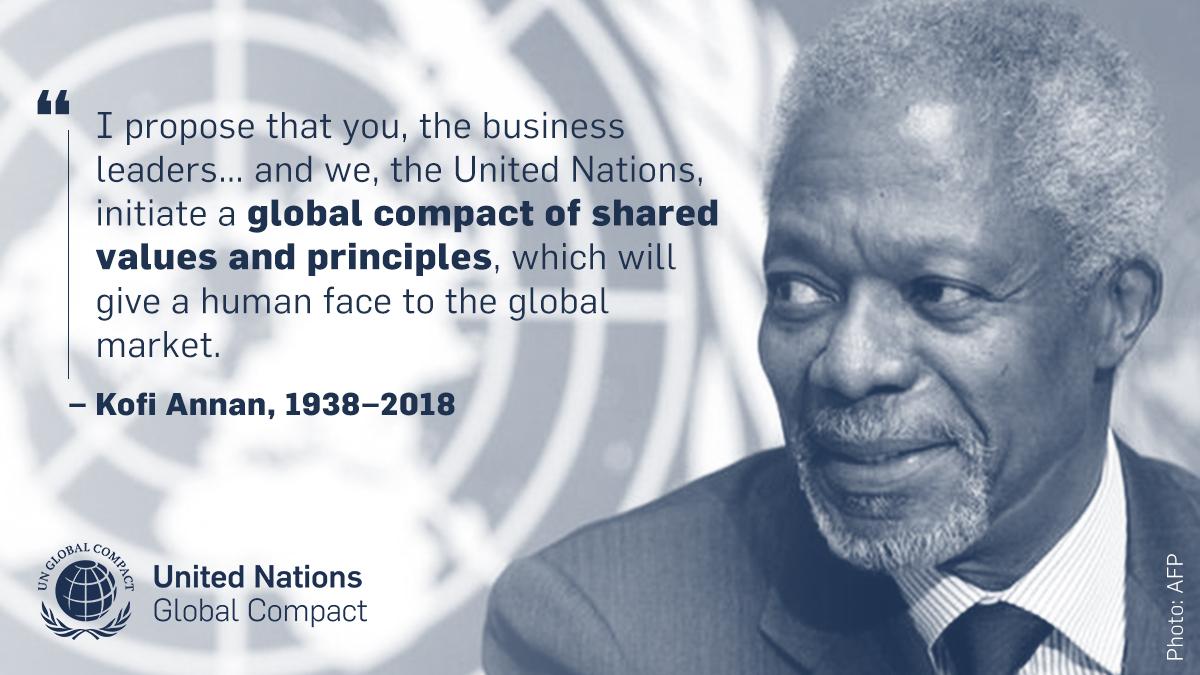 Former UN Secretary-General Kofi Annan (1938–2018)